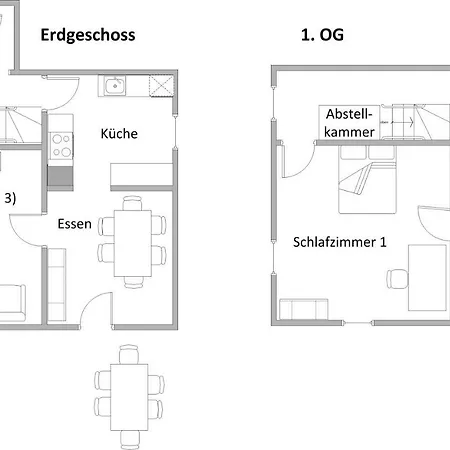 아파트 Heckenstuebchen 심머라스